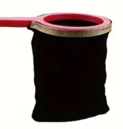 Change Bag - Changierbeutel mit Zipper, Schwarz
