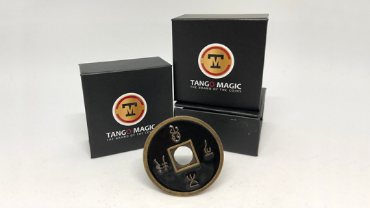 Chinese Coin by Tango - Dollar size - Black