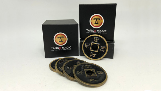 Chinese Coin Expanded Shell by Tango - Brass/Black