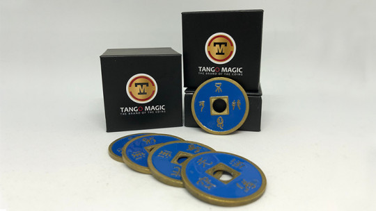 Chinese Coin Expanded Shell by Tango - Brass/Blue