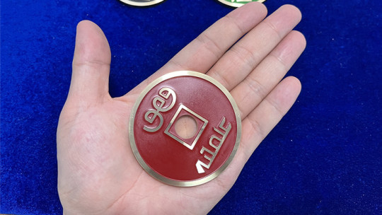 CHINESE COIN RED JUMBO by N2G