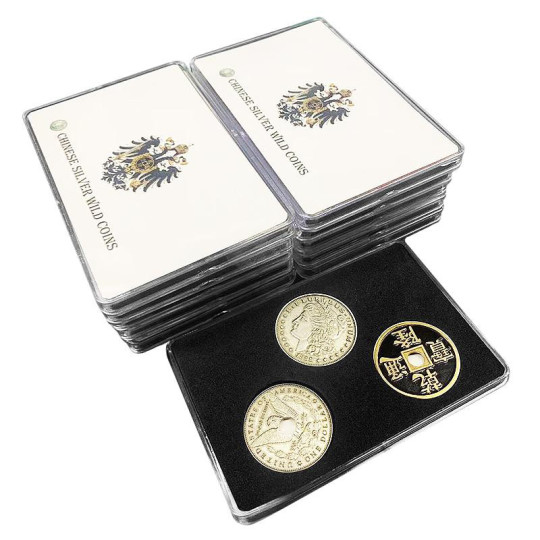 Chinese Silver Wild Coin by Bill Cheung - Münztrick