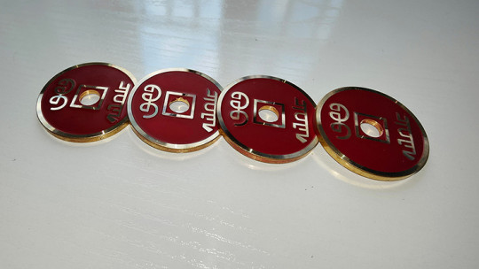 Chinesische Münze by N2G - Rot