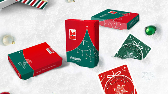 Christmas Playing Cards (Green) by TCC - Weihnachts Pokerdeck