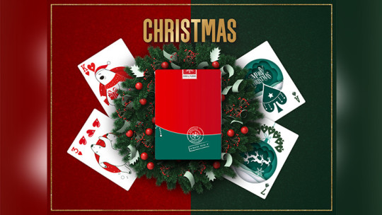 Christmas Playing Cards (Red) by TCC - Weihnachts Pokerdeck