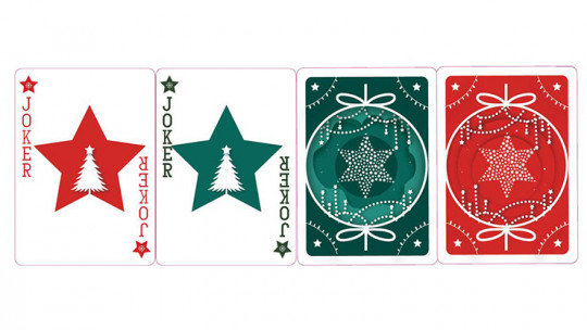 Christmas Playing Cards (Red) by TCC - Weihnachts Pokerdeck