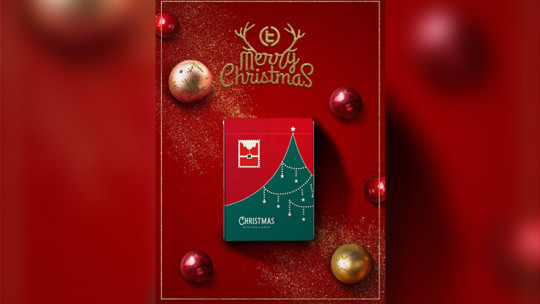 Christmas Playing Cards (Red) by TCC - Weihnachts Pokerdeck