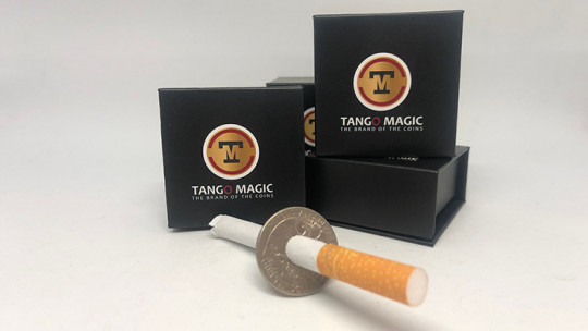 Cigarette Thru Quarter (2 sided)(D0075) by Tango