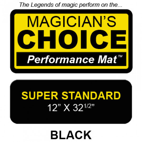 Close Up Matte - Bartender's Choice Close-Up Mat (BLACK Super Standard - 12x32.5) by Ronjo