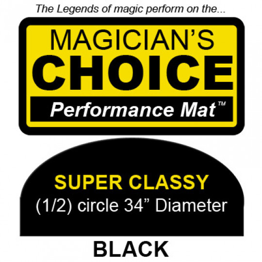 Close Up Matte - Super Classy Close-Up Mat (BLACK, 34 inch) by Ronjo