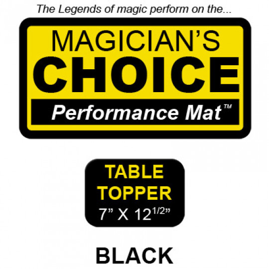 Close Up Matte - Table Topper Close-Up Mat (BLACK - 7x12.5) by Ronjo
