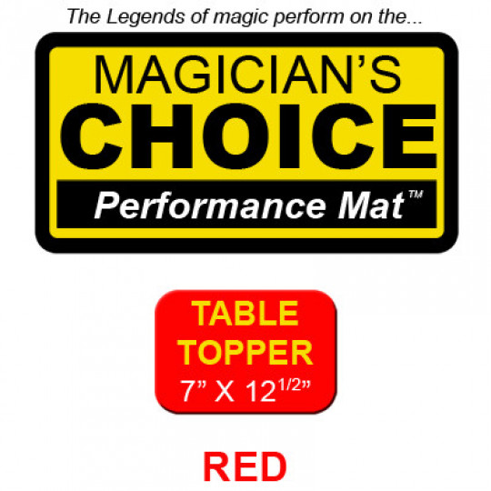 Close Up Matte - Table Topper Close-Up Mat (RED - 7x12.5) by Ronjo - Tric