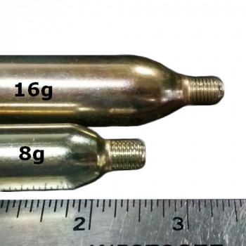 CO2 Zylinder - CO2 Cartridge - 8g für Konfettikanone Klein