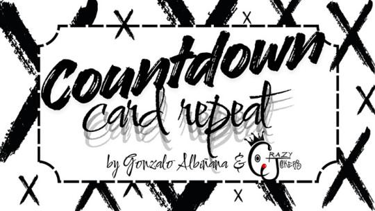 Countdown Repeat by Gonzalo Albiñana & CrazyJokers (Poker Size)