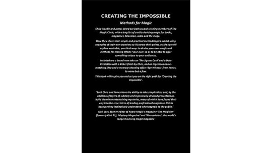 Creating the Impossible by Chris Wardle and James Ward - Buch