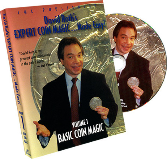 David Roth's Expert Coin Magic Made Easy Vol 1 (Basic) - DVD