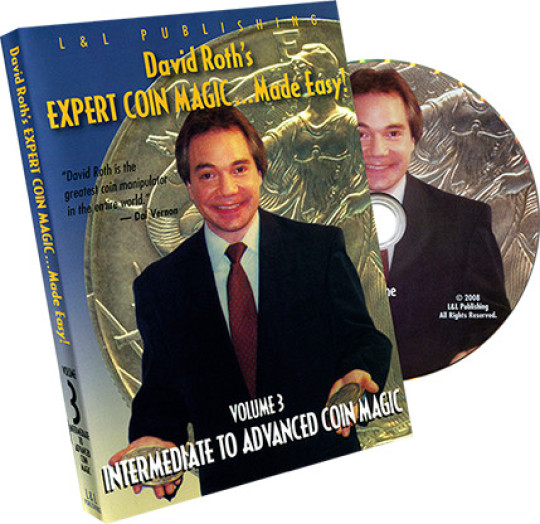 David Roth's Expert Coin Magic Made Easy Vol 3 (Intermediate to Advanced) - DVD