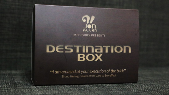 DESTINATION BOX (Gimmicks) by Jon Allen