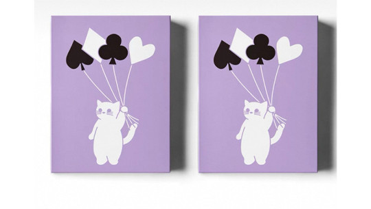 Diary of Kitten and Puppy - Kitten Purple Edition - Pokerdeck