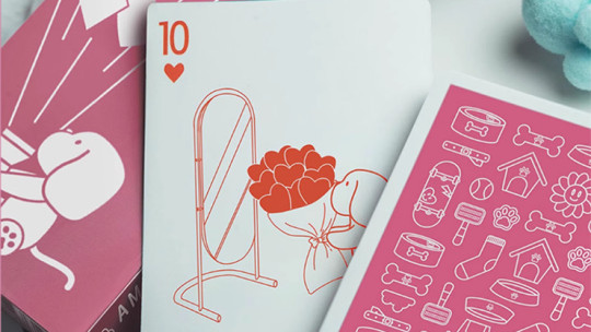 Diary of Kitten and Puppy - Puppy Pink Edition - Pokerdeck