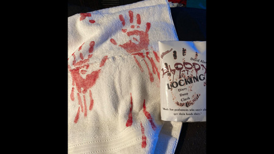 Dirty Drop Cloth Magnetic (BLOODY) by David Alan Magic