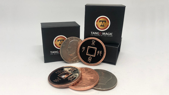 Dollar Size Silver Copper Chinese Transposition (CH023) by Tango Magic