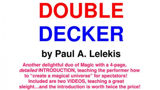 DOUBLE DECKER by Paul A. Lelekis - Mixed Media - DOWNLOAD