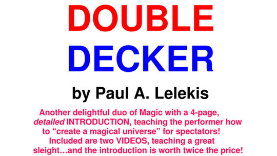 DOUBLE DECKER by Paul A. Lelekis - Mixed Media - DOWNLOAD