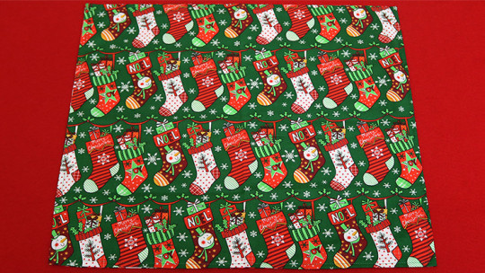 Double Pocket Hanky (Christmas) by Ickle Pickle - Produce, Vanish, Switch - Trick Weihnachtstuch