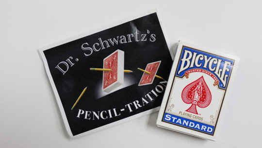 Dr. Schwartz's Pencil-Tration by Martin Schwartz (Deck color may vary)