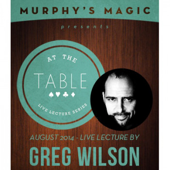 At the Table Live Lecture - Greg Wilson 8/27/2014 - Video - DOWNLOAD