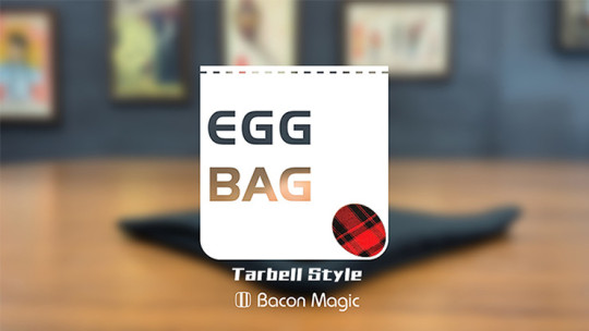 EGG BAG RED PLAID by Bacon Magic