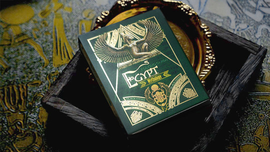 Egypt Mythology Black Edition (Green, Nile) - Pokerdeck