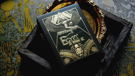 Egypt Mythology Black Edition (Pharaoh, Dark Gray) - Pokerdeck