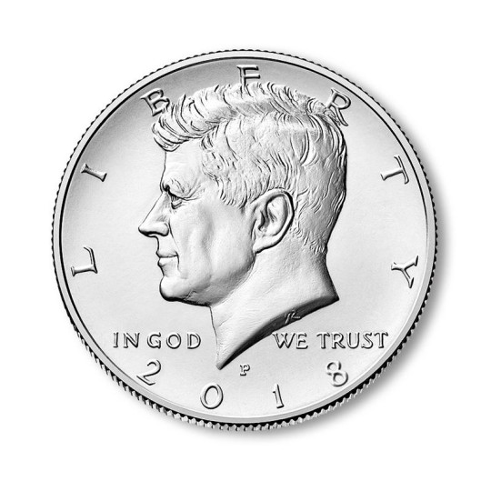 Expanded Shell Coin - Half Dollar (with metal shim)