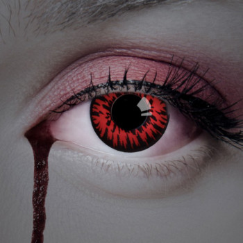 Farblinsen - Red Explosion - Rote Kontaktlinsen