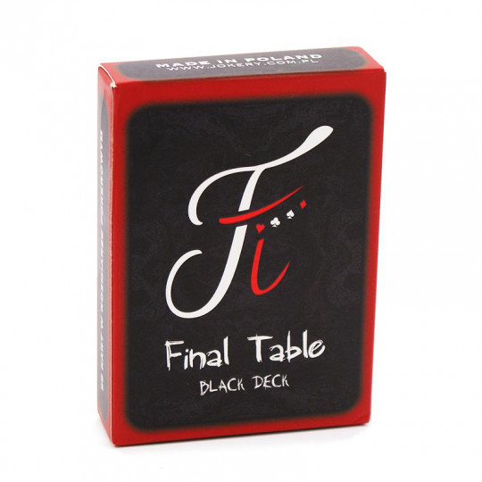 Final Table Black Deck - Pokerdeck