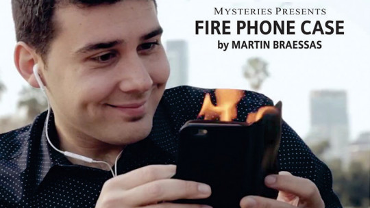 Fire Phone Case (Bigger) by Martin Braessas - Brennende Handyhülle