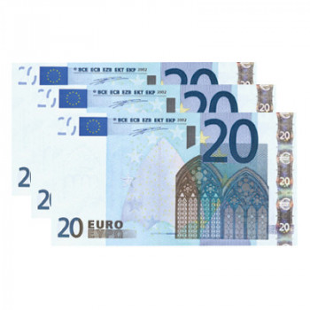 Pyrogeld - 20 Euro -  Flash Bill - Brennender Geldschein - Burning Money - 10 Stück