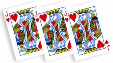 Pyrokarten - Herz Bube - Flash Poker Cards - 10 Stück