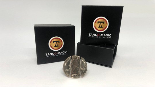 Folding Coin Quarter (D0021) (Traditional) by Tango Magic (D0021)
