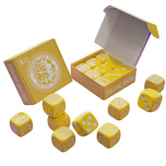 Forcing Dice Set by Iarvel Magic - Forcing plus Normal Dice - Yellow