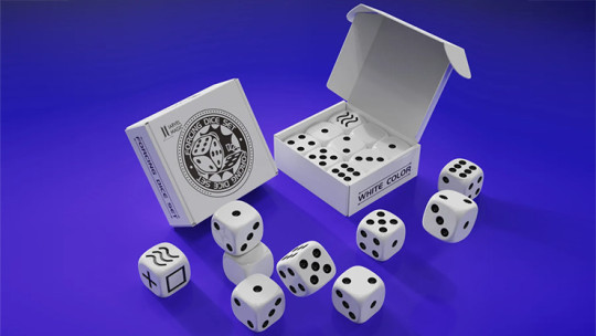 Forcing Dice Set by IARVEL Magic (White)