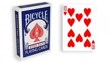 Force Deck - Blau - Herz 10 - Bicycle Forcierspiel - Forcing Cards - Forcierkarten