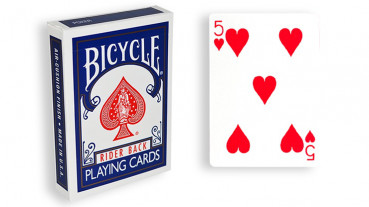 Force Deck - Blau - Herz 5 - Bicycle Forcierspiel - Forcing Cards - Forcierkarten