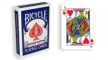 Force Deck - Blau - Herz Bube - Bicycle Forcierspiel - Forcing Cards - Forcierkarten