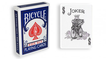 Force Deck - Blau - Joker Schwarz und Weiß - Bicycle Forcierspiel - Forcing Cards - Forcierkarten