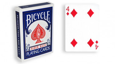 Force Deck - Blau - Karo 4 - Bicycle Forcierspiel - Forcing Cards - Forcierkarten