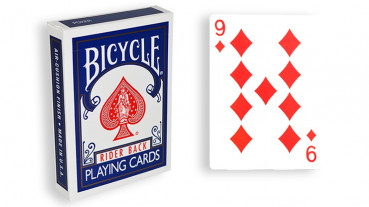 Force Deck - Blau - Karo 9 - Bicycle Forcierspiel - Forcing Cards - Forcierkarten