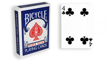 Force Deck - Blau - Kreuz 4 - Bicycle Forcierspiel - Forcing Cards - Forcierkarten
